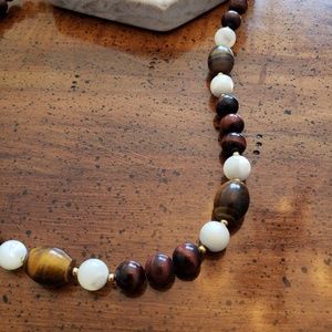 Cats eye stone necklace